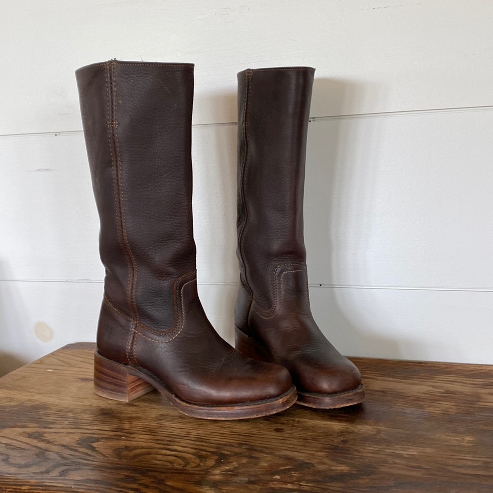 Frye Campus leather boots size 6